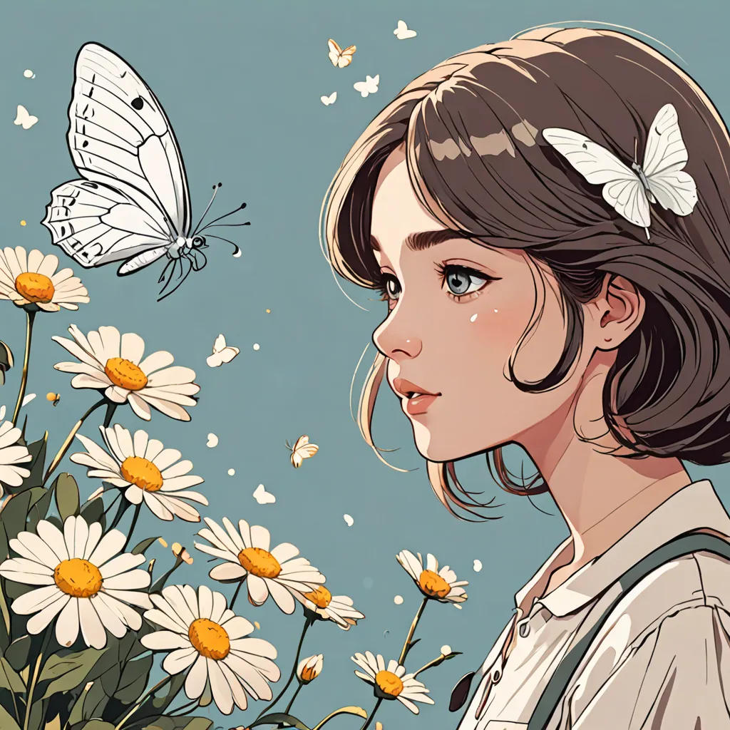 The Lonely White Butterfly