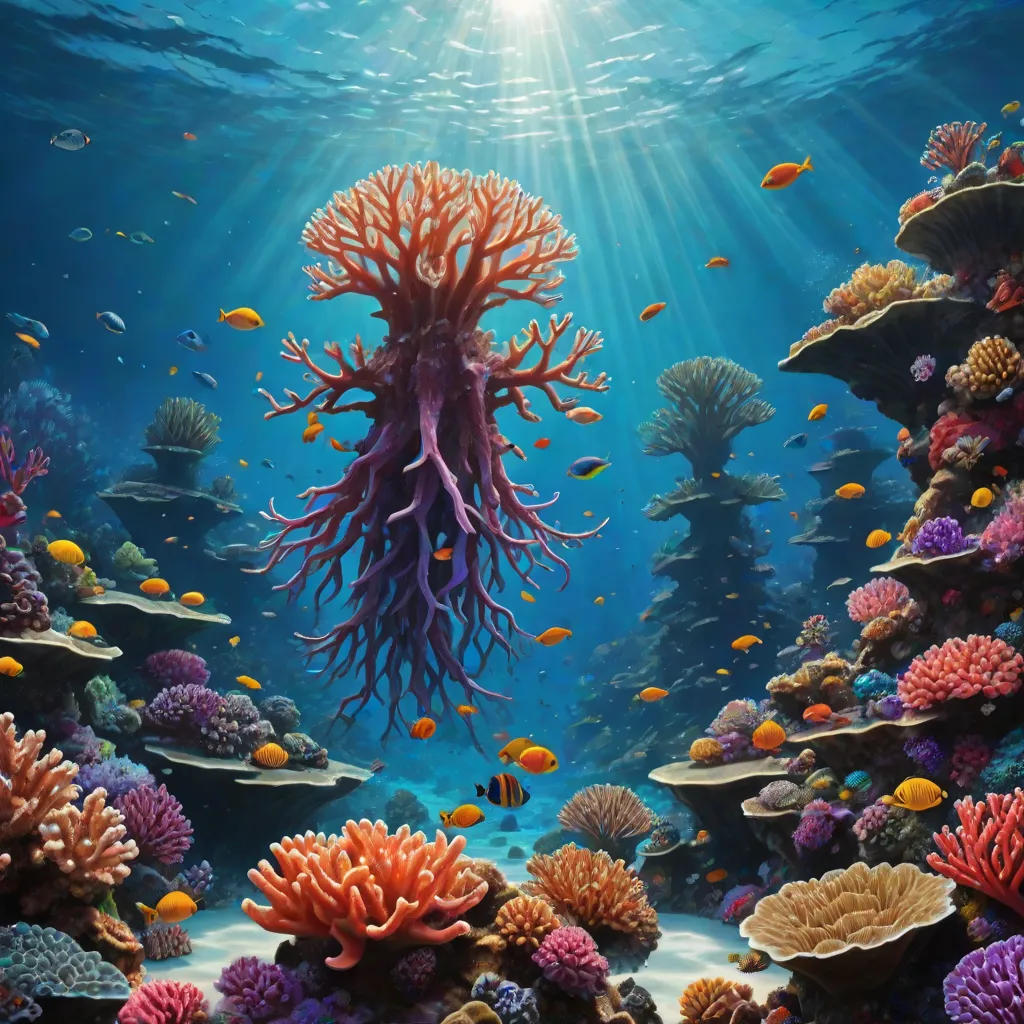 Coral and the Trident of the Tides