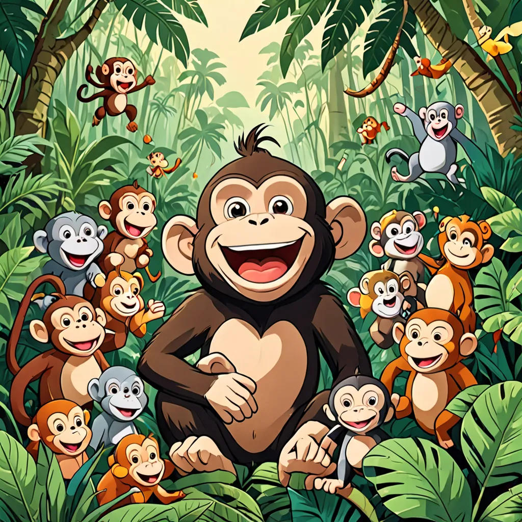 Rigolo the Monkey's Hilarious Party