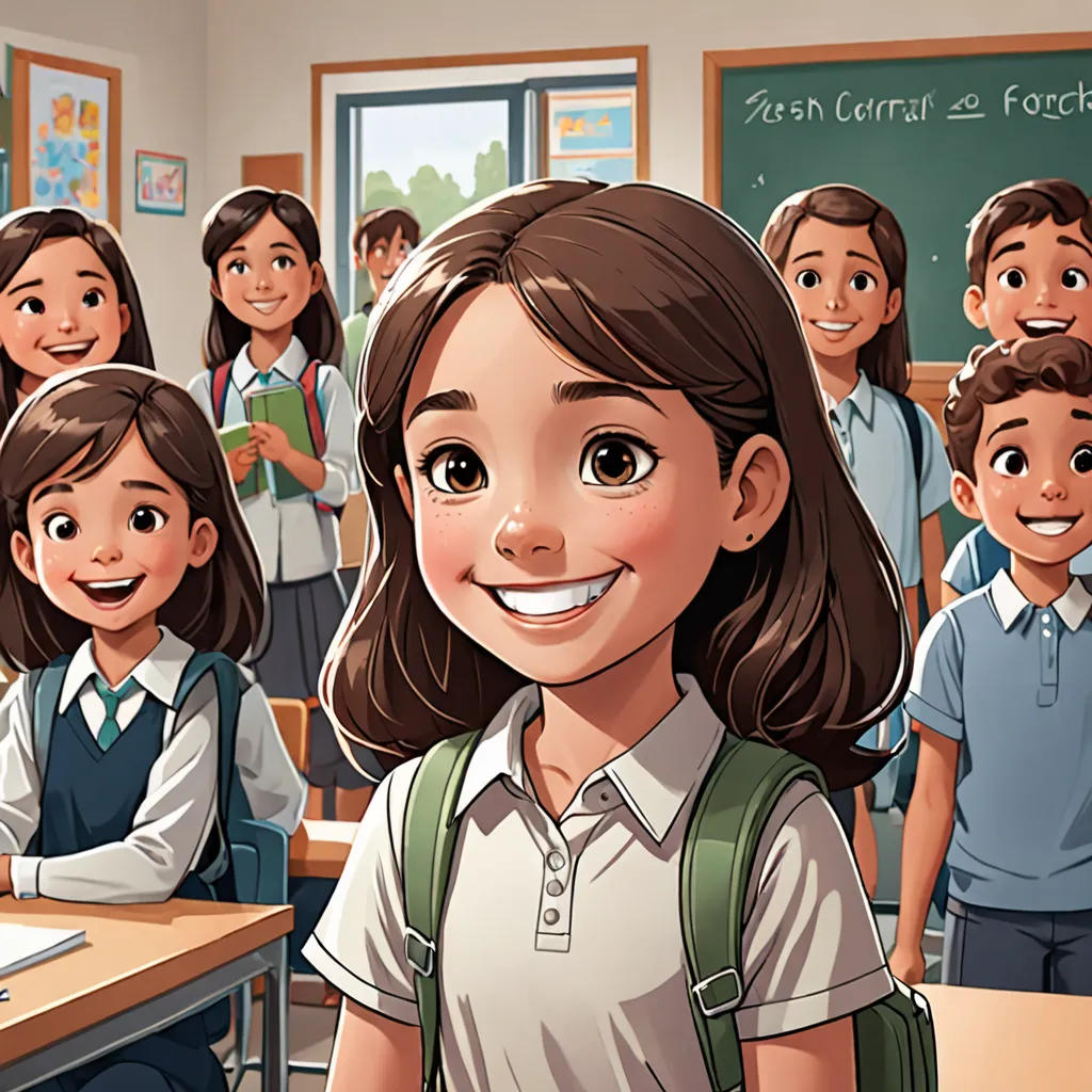 The New Girl in School