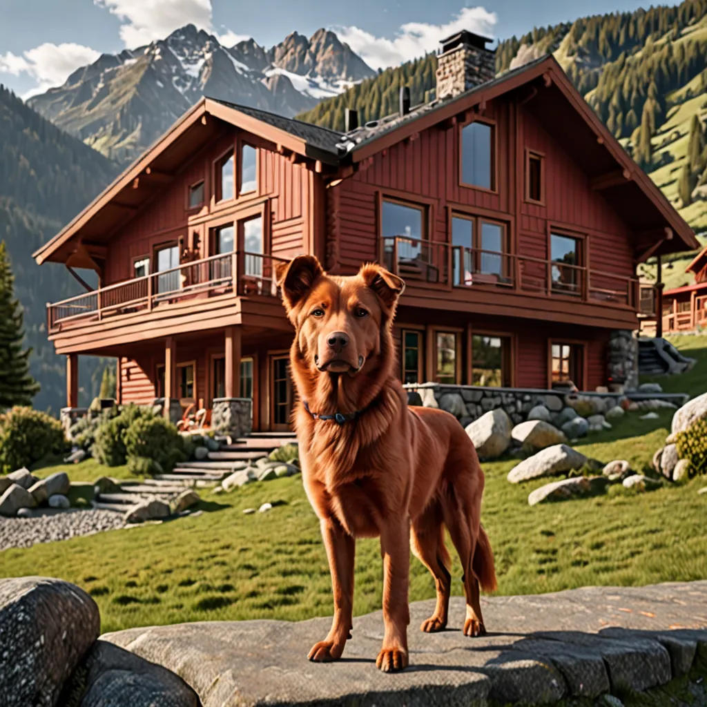 The Red Dog of the Mountain House