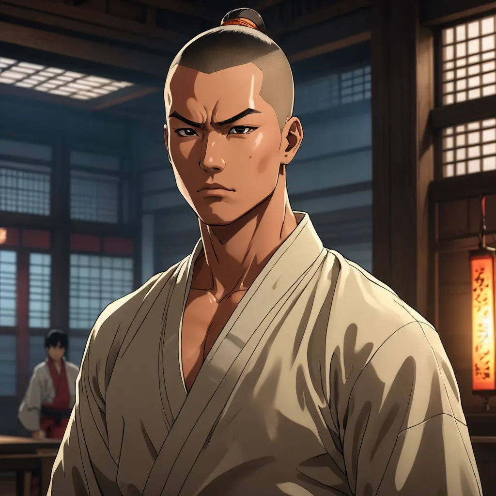 a man in a kimono standing in a room with a window and a lantern in the background,, sots art, a character portrait, Baiōken Eishun, official art