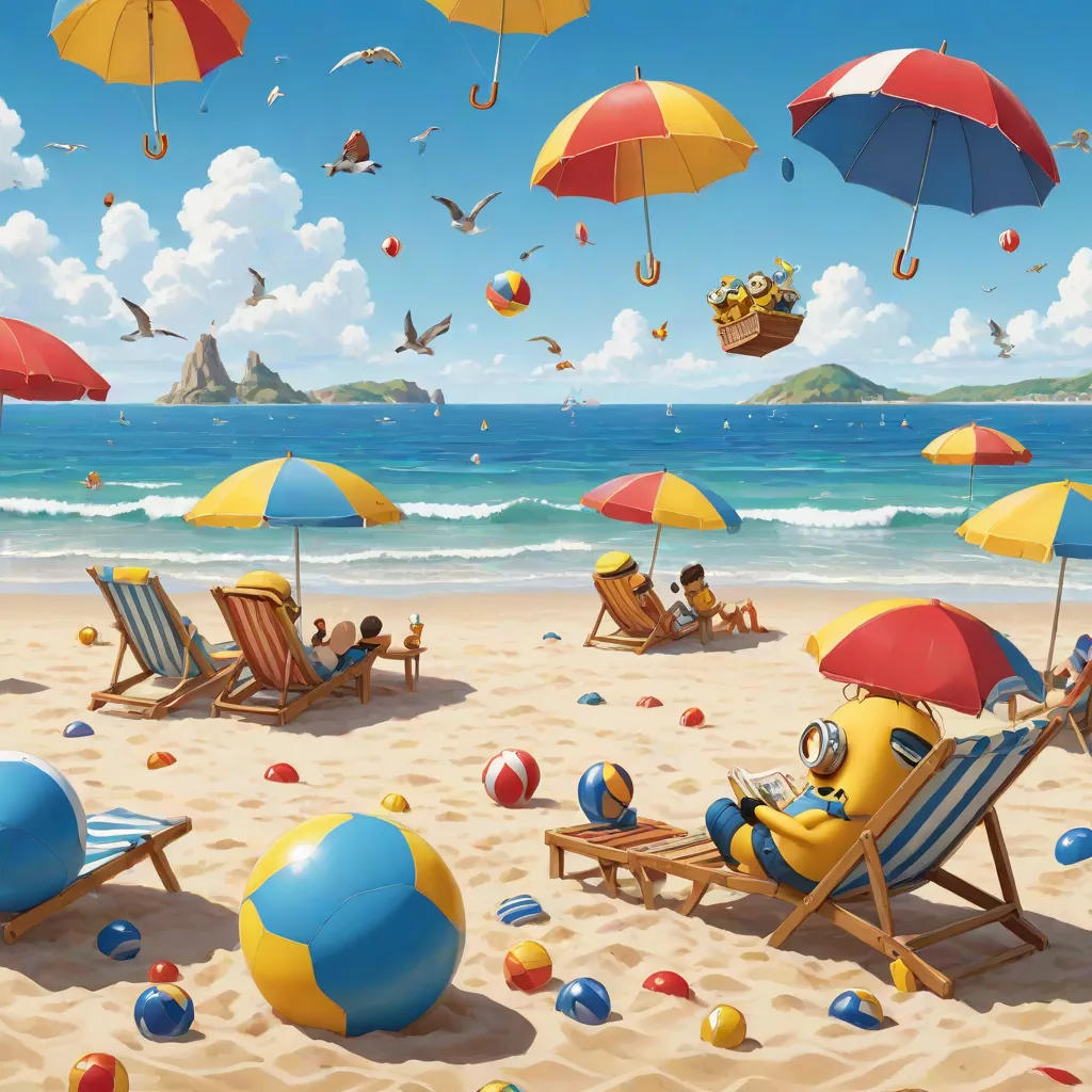 Layton and the Minions' Beach Adventure