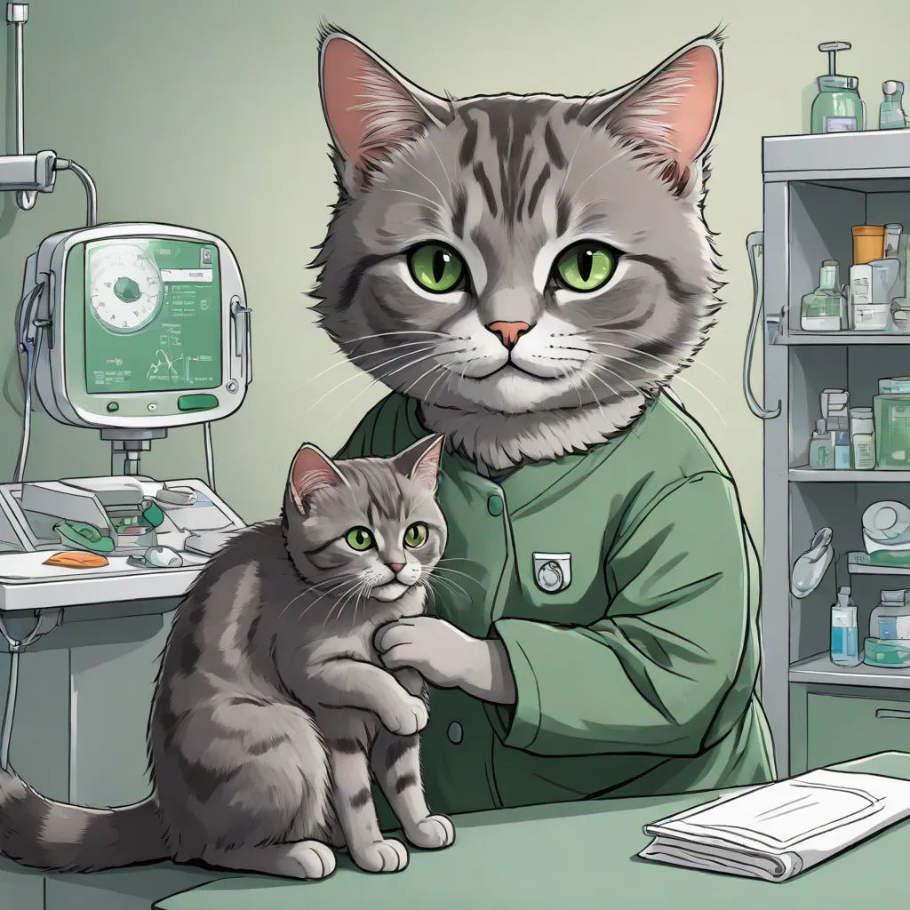 a cat sitting on a person's lap in a room with a monitor and a bookcase in the background, neoplasticism, a storybook illustration, Dr. Atl, furaffinity