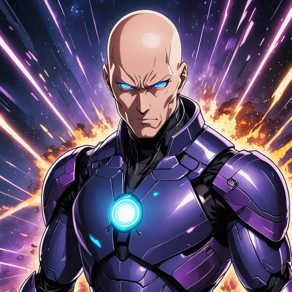 a man in a blue suit with a glowing light in his hand and a blue light in his hand, sots art, a comic book panel, Adam Manyoki, official art