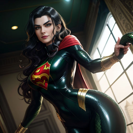 The Captive Superheroine