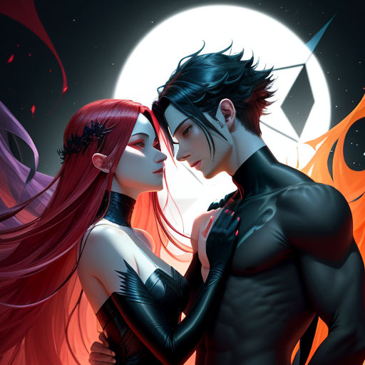 anime vampire and werewolf couples