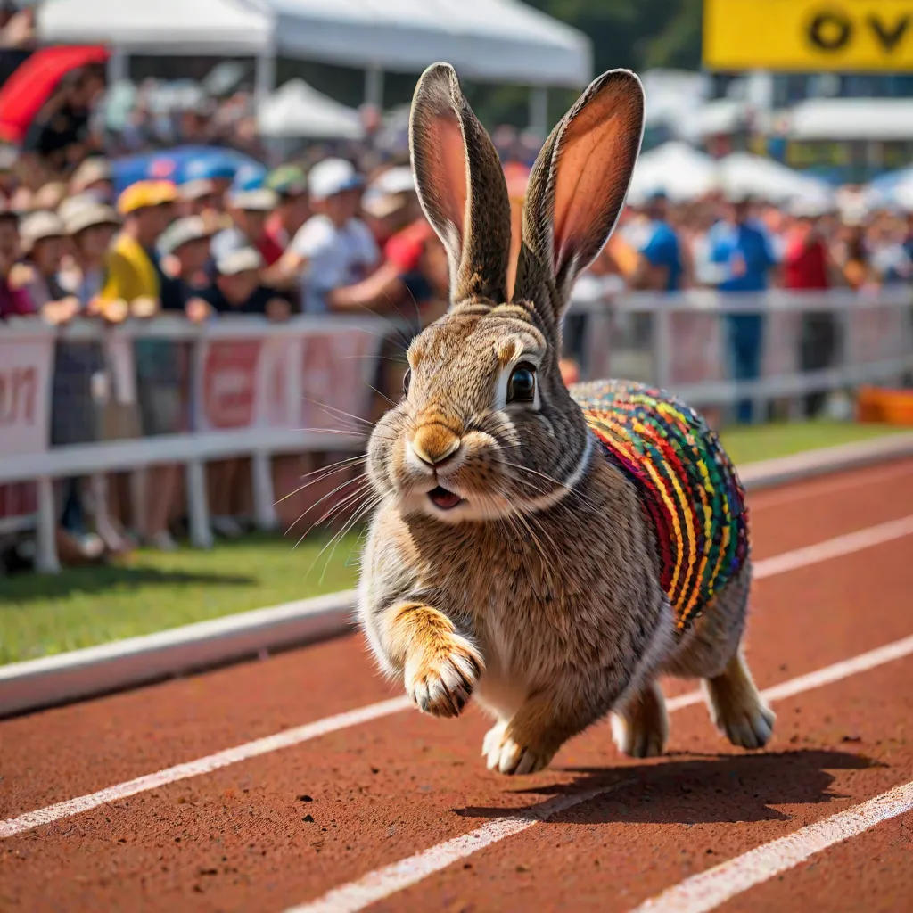 The Great Race Between Rabbit and Millipede