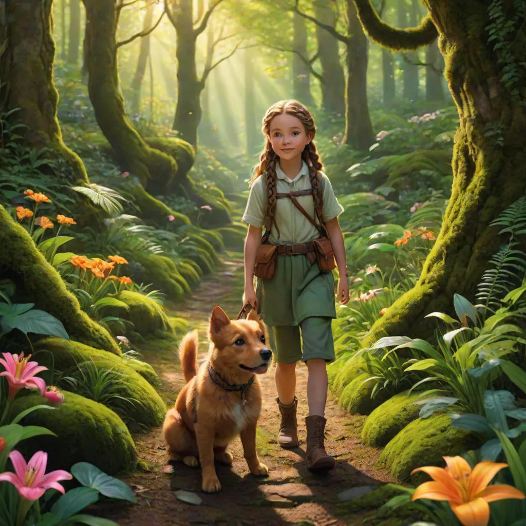 A brave girl, a small dog and the big wide world.