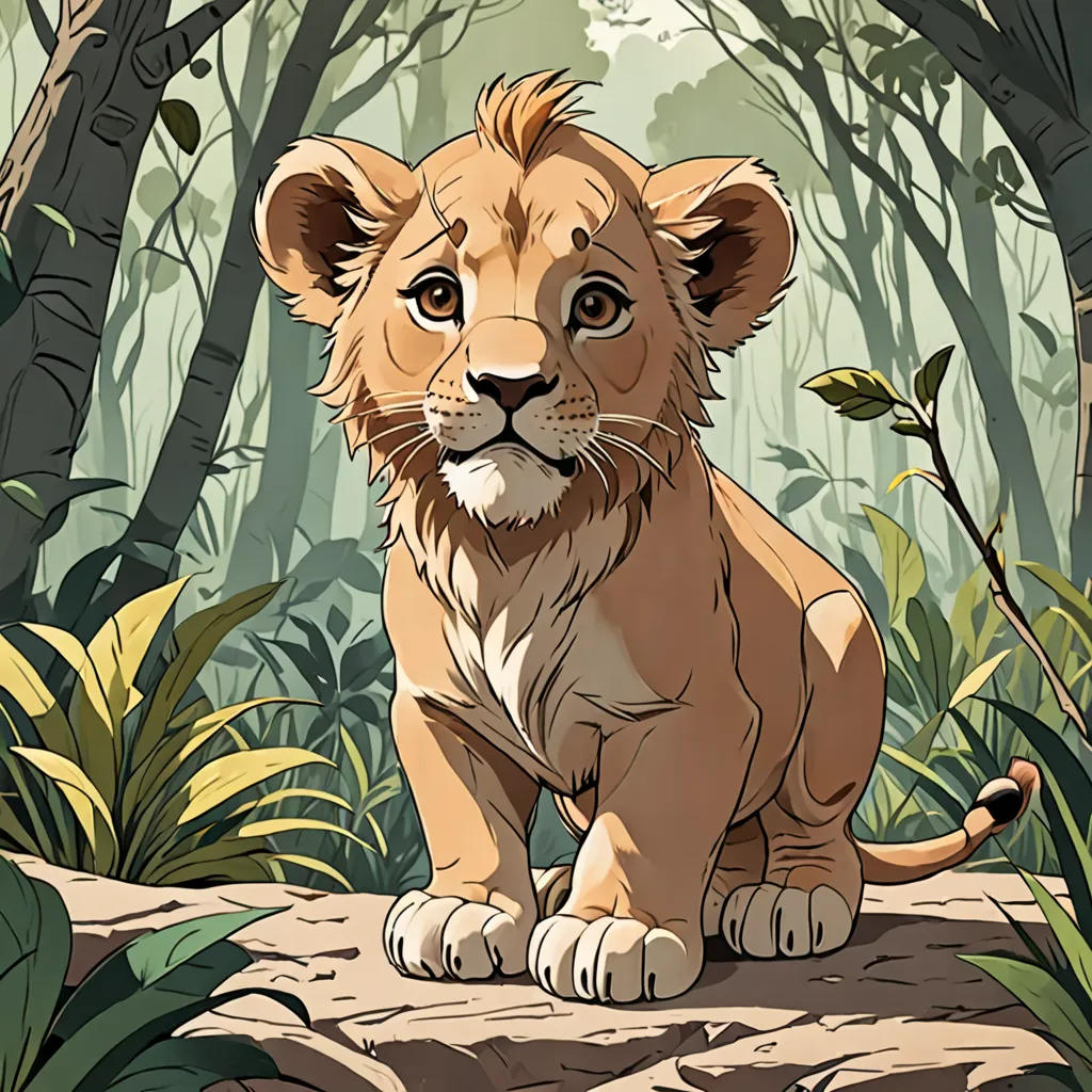Jaco the Brave: A Lion Cub's Adventure