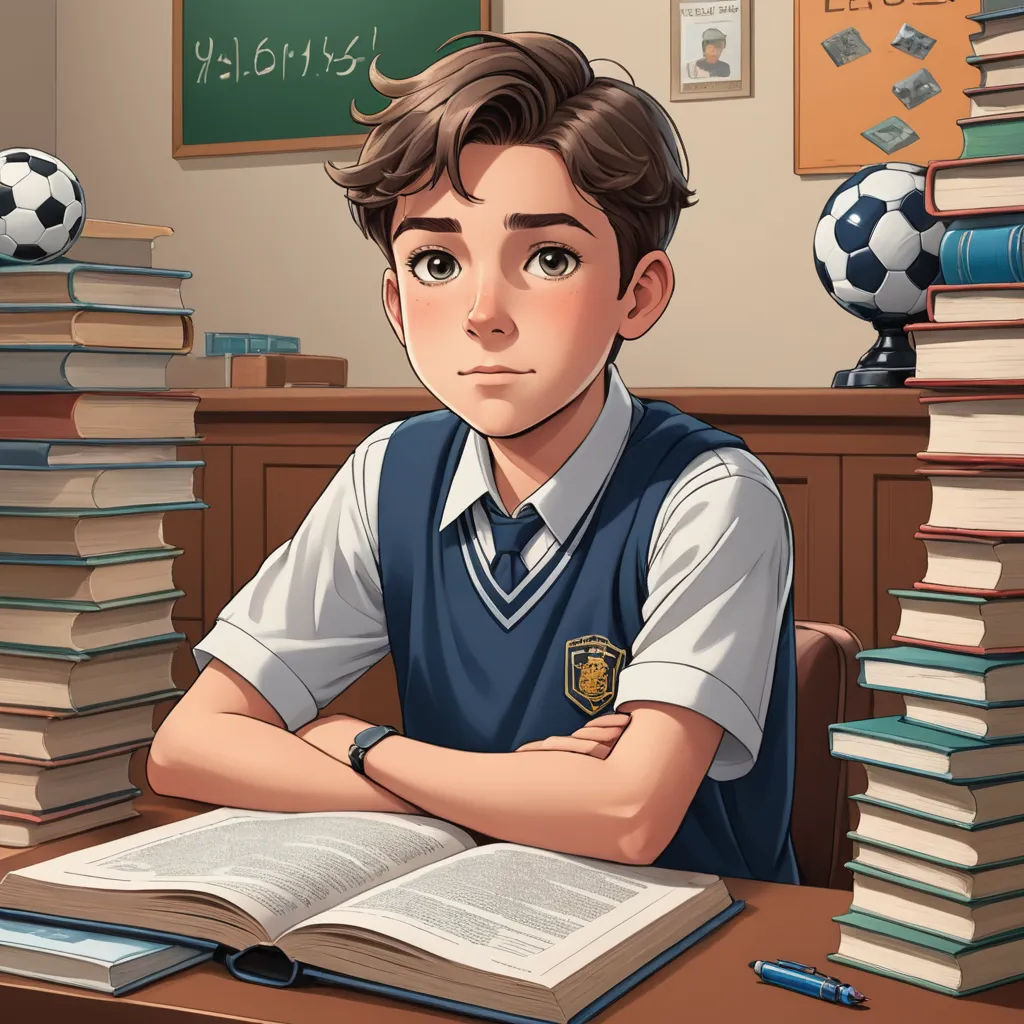 O Menino que Amava Estudar e Jogar Futebol