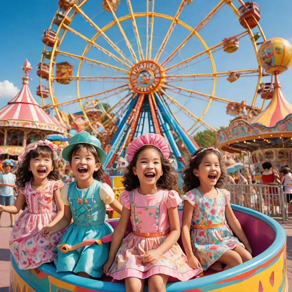 Kids at the Animation Park