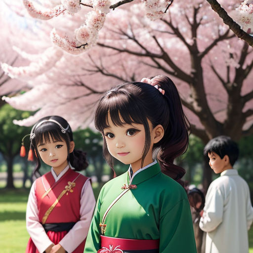 Mini Cenário Biblioteca Under The Cherry Blossoms – Magia e Imaginacao