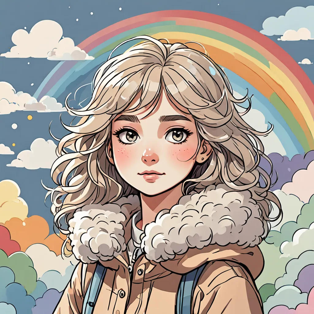 Fluffy and the Rainbow