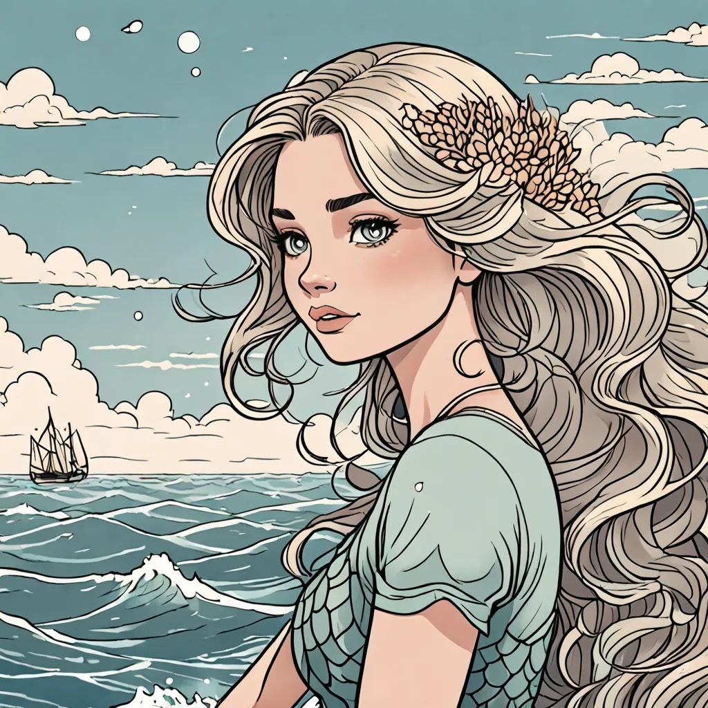 The Brave Boy and the Mermaid's Gift