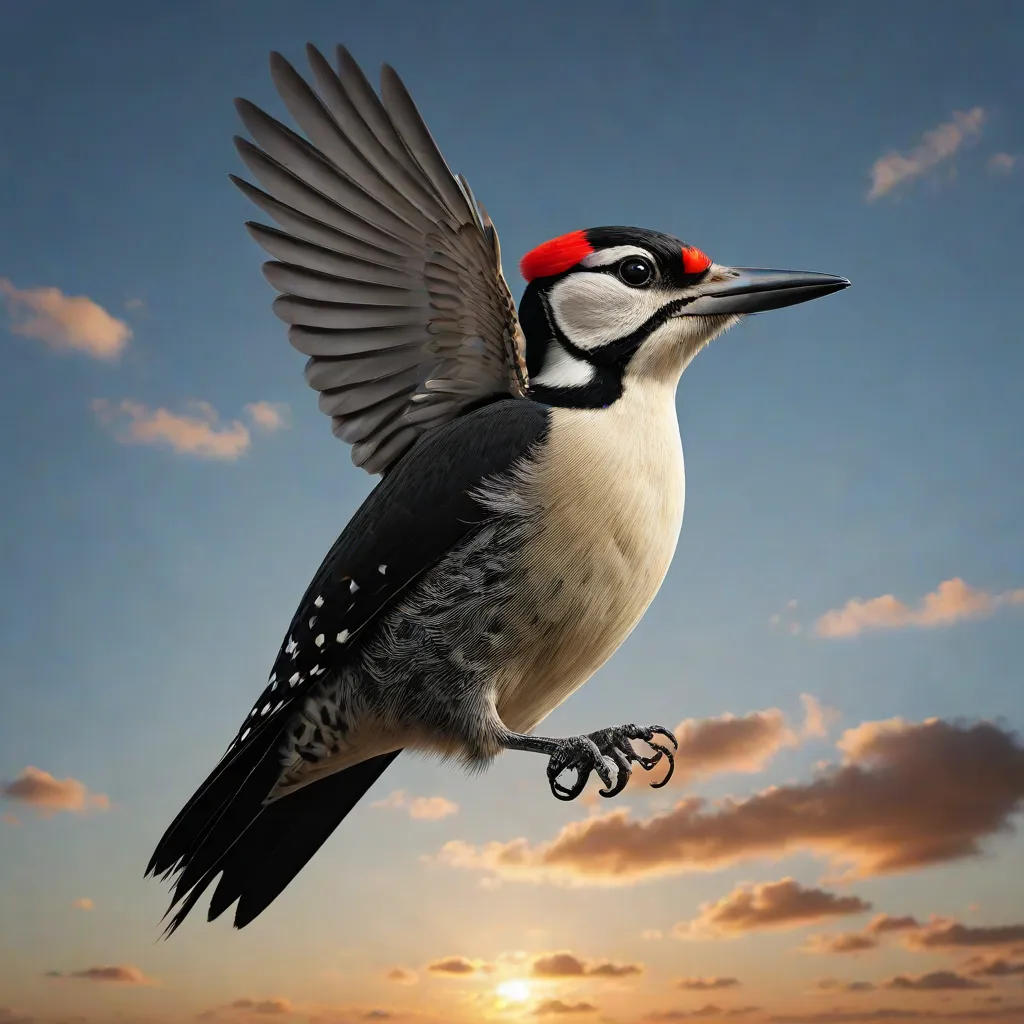 Moos the Woodpecker's First Flight