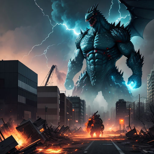 Godzilla (2019/Monsterverse) vs SCP-3000