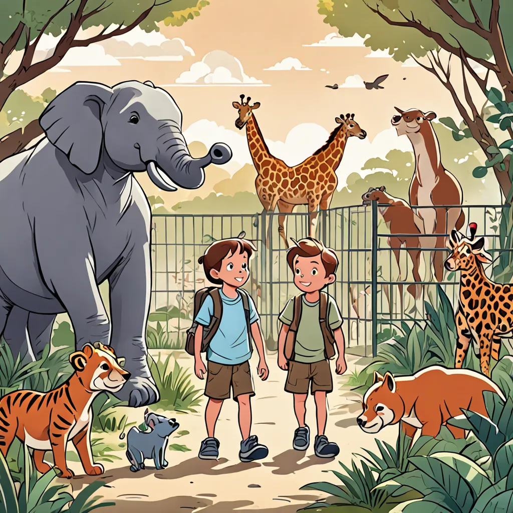 ワクワク動物園への旅:動物の世界を探検しよう!