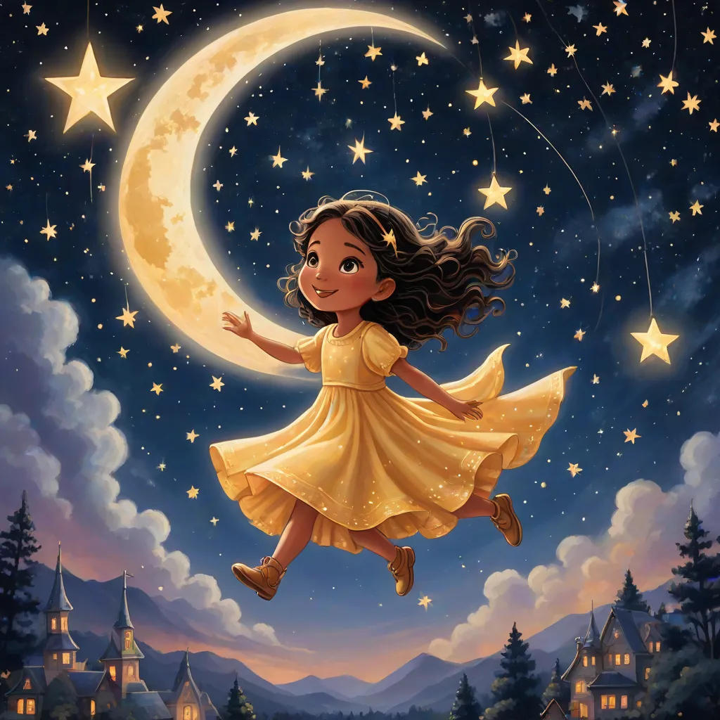 The Dreamy Adventure of Luna the Little Star