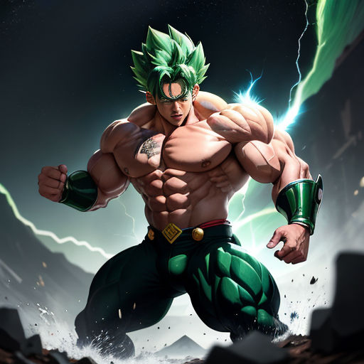 Why does Broly grow to be so muscular when transformed? Unless I'm