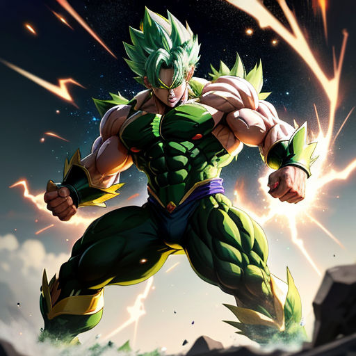 Why does Broly grow to be so muscular when transformed? Unless I'm