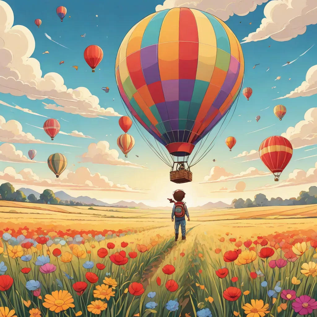 Mr. Air Balloon's Colorful Adventure