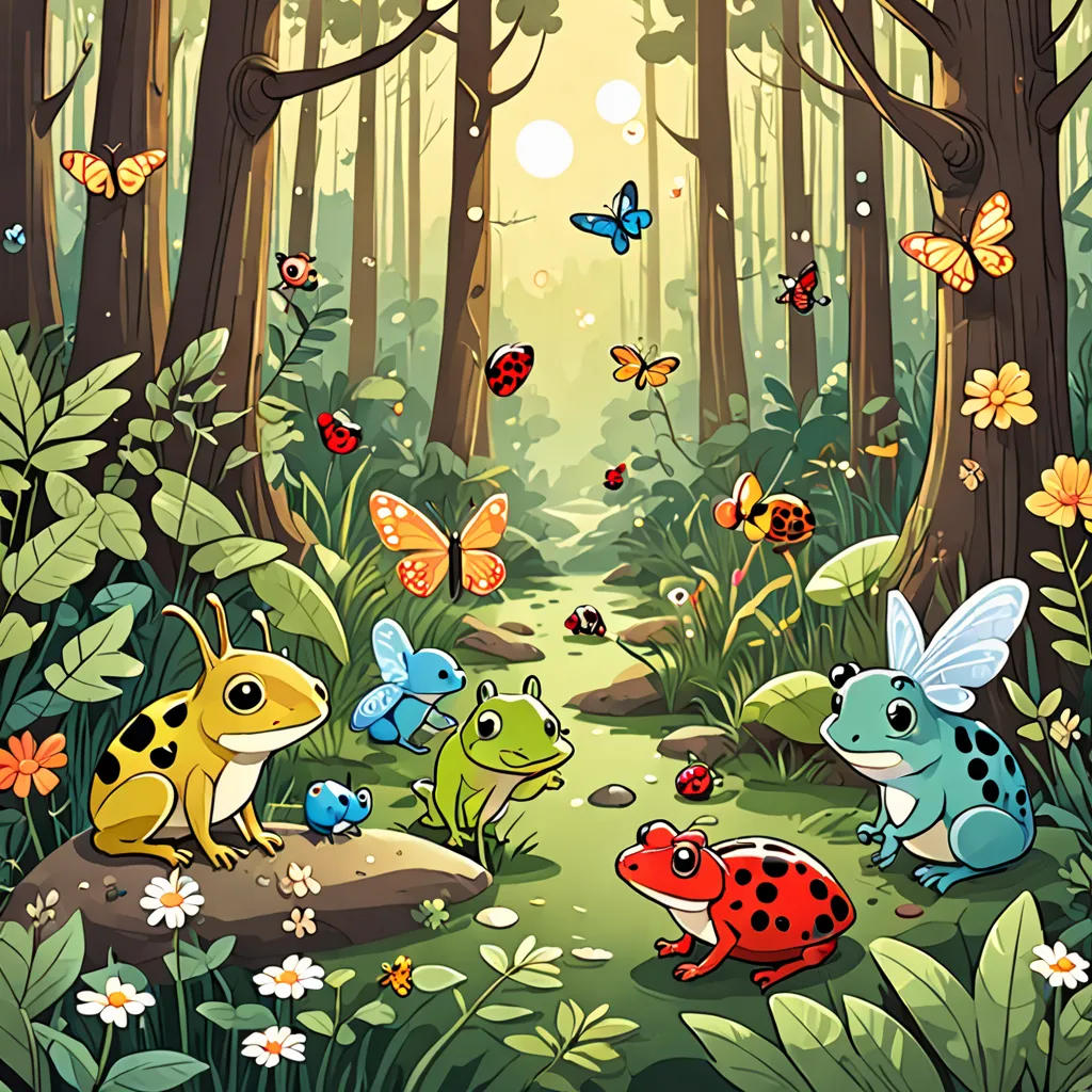 The Fantastic Adventure of Little Firefly and His Friends