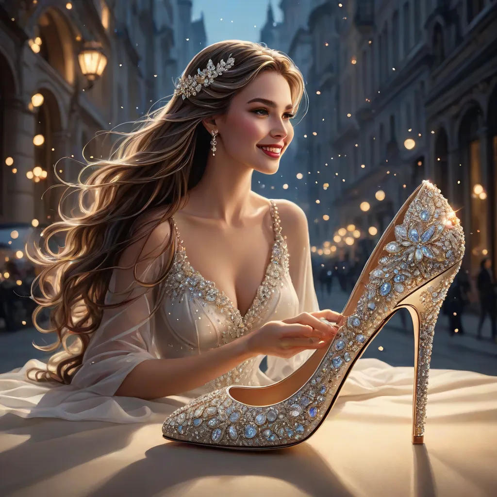 The Beautiful Woman in the Shoe