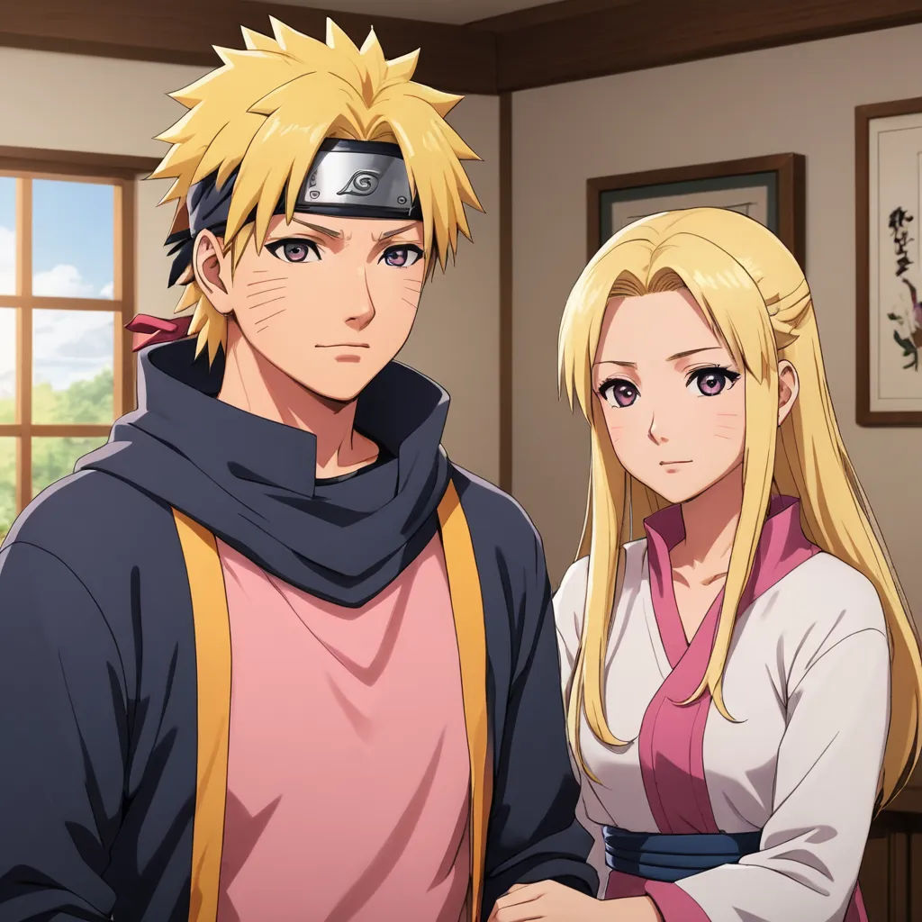 a man and a woman standing next to each other in a room with windows and a rug on the floor, sots art, a detailed painting, Baiōken Eishun, official art
