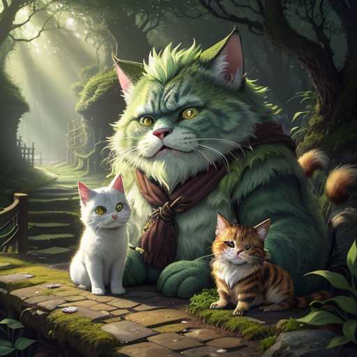 Cat Lu: The tale in the enchanted forest