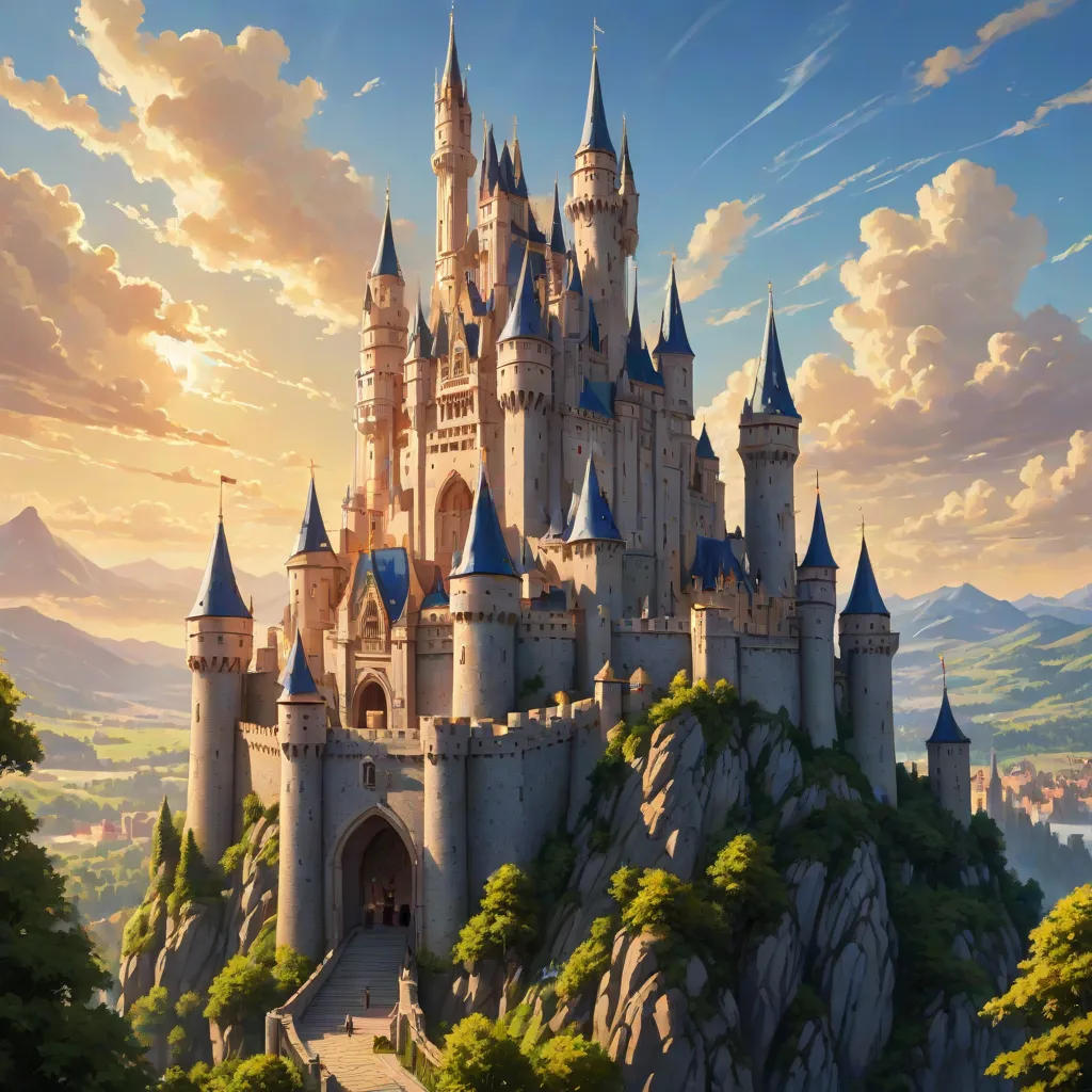 The Enchanted Castle in the Forest
