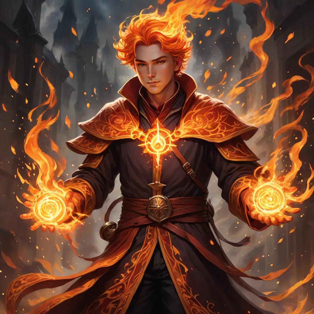 Flameheart the Unruly Wizard