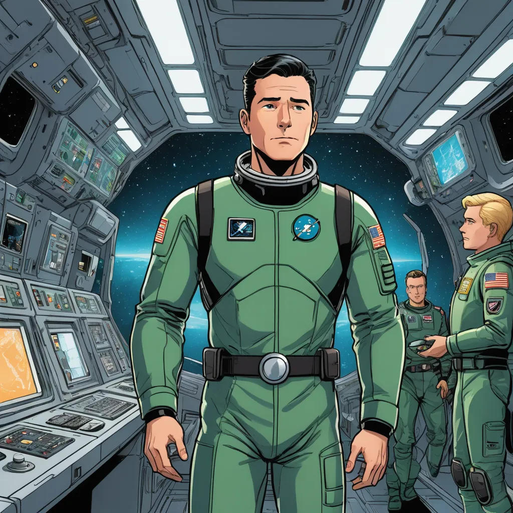 The astronautlt fearful