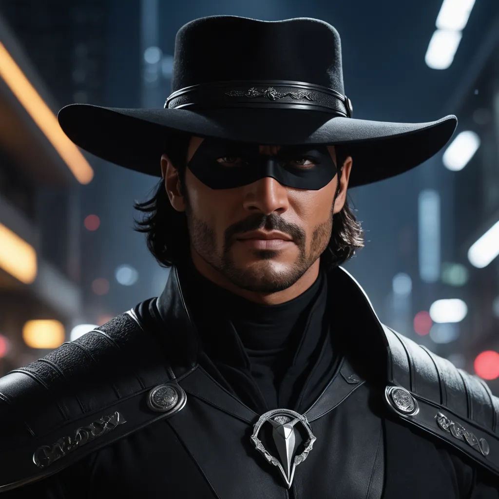 a man in a black hat and black leather jacket with a black mask on his face and a black leather jacket on his shoulders, cobra, a character portrait, Everett Warner, unreal engine 5 quality render