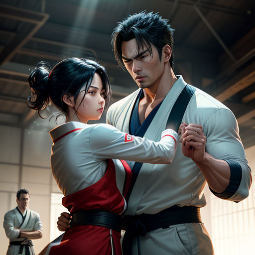 kazuya mishima - jun kazama —