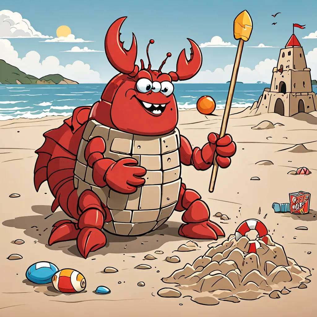 Mr. Piggles and the Sandcastle