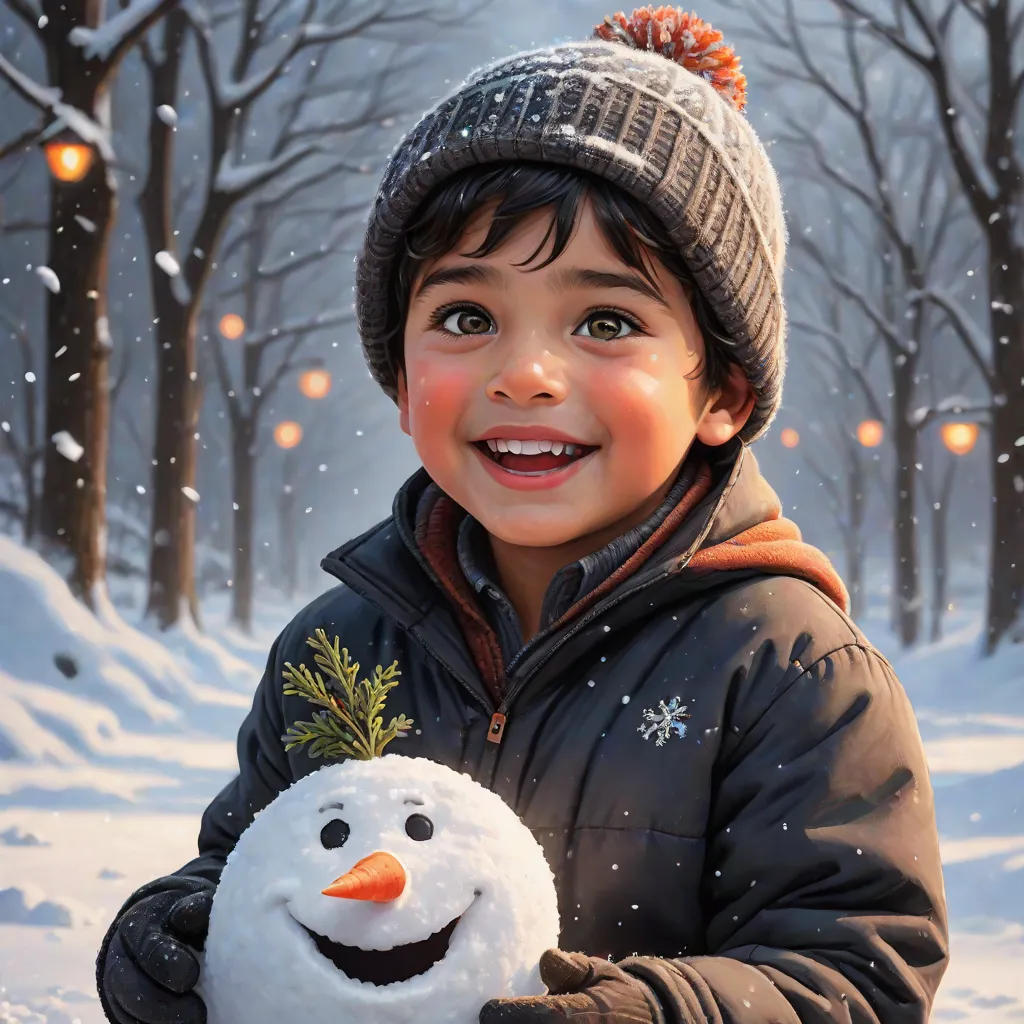 Aarav's Snowy Adventure