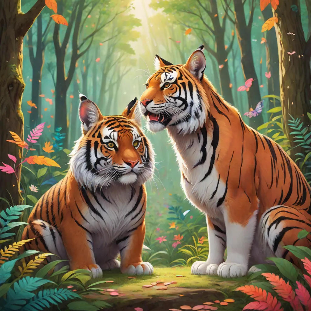 The Brave Rabbit and the Gentle Tiger
