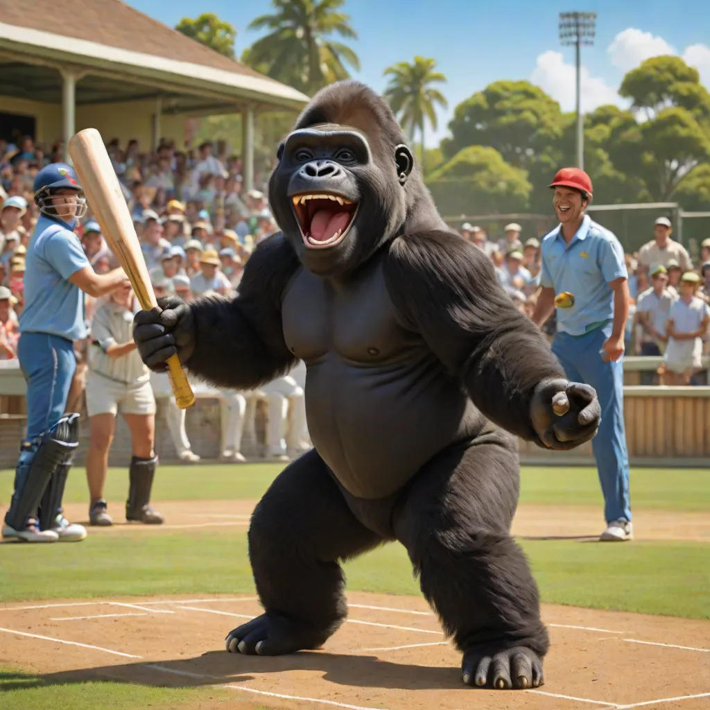 The Gorilla Who Became a Cricketer