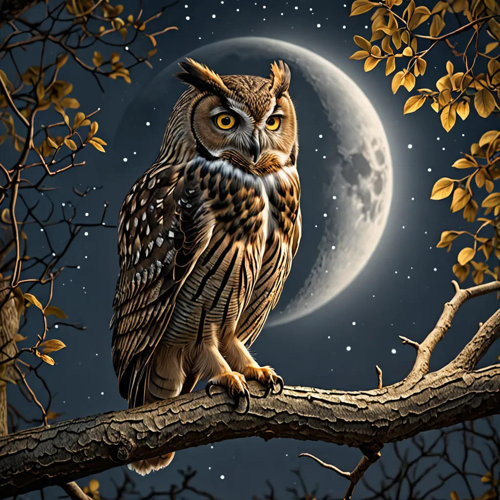 The Owl and the Moon