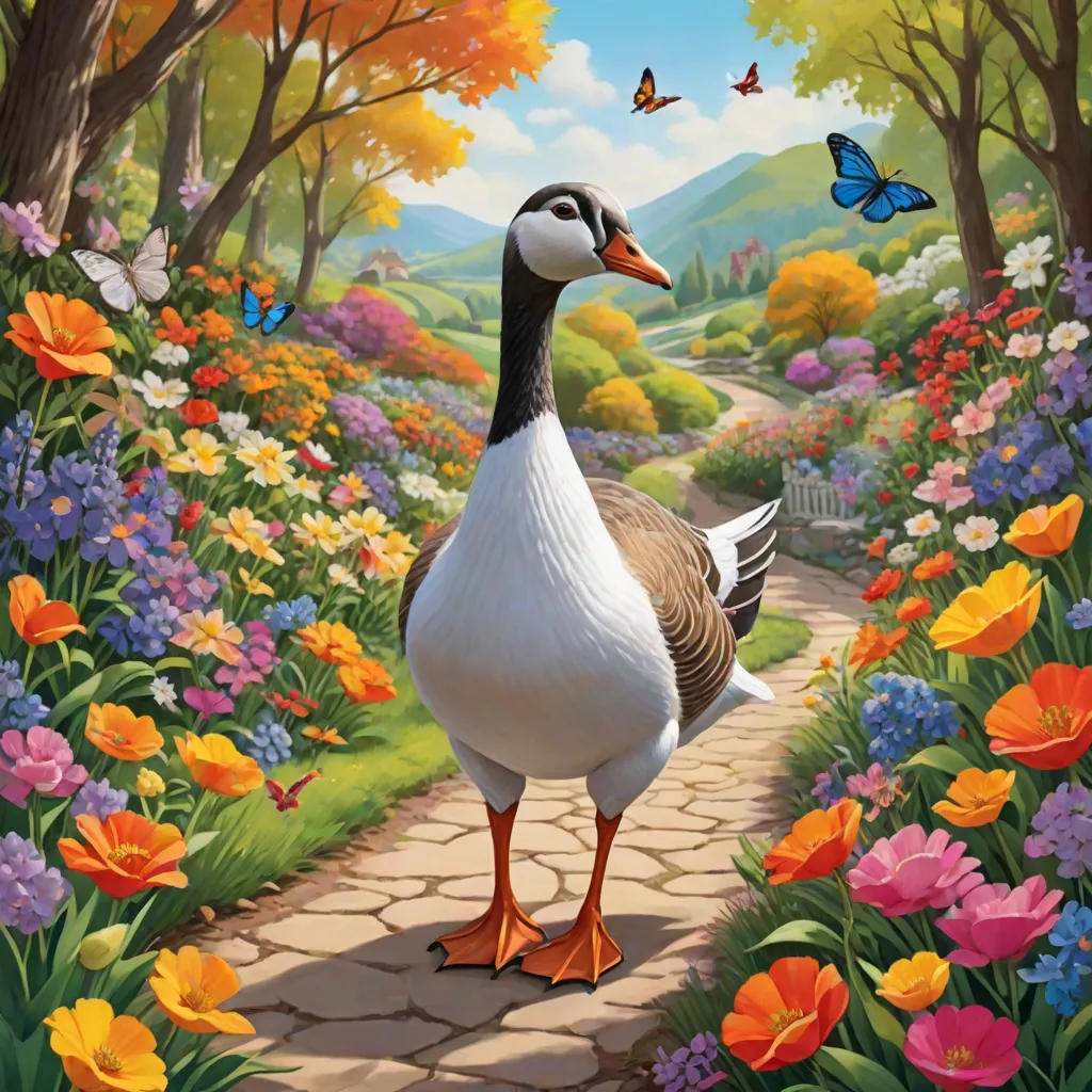 The Silly Goose's Long Journey to Town