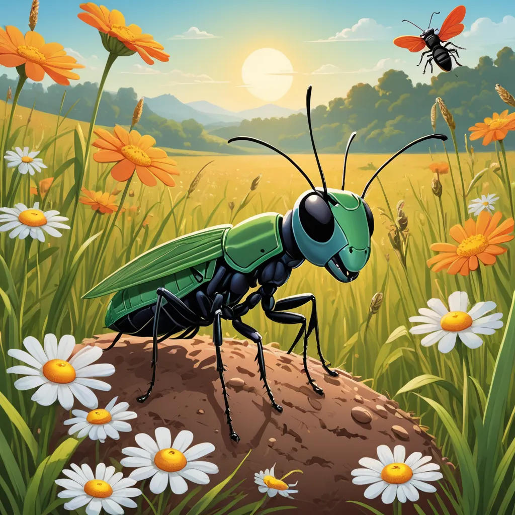 The Wise Ant and the Lazy Grasshopper