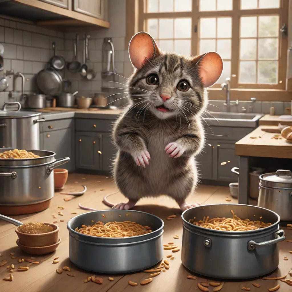 The Clever Mouse and the Cat