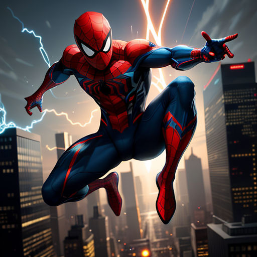 electro spider man wallpaper