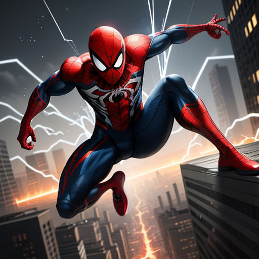 electro spider man wallpaper