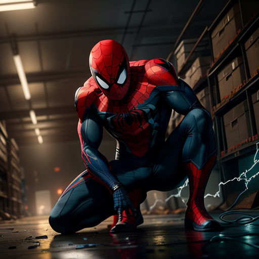 electro spider man wallpaper