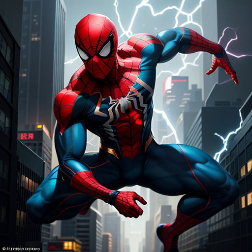 electro spider man wallpaper