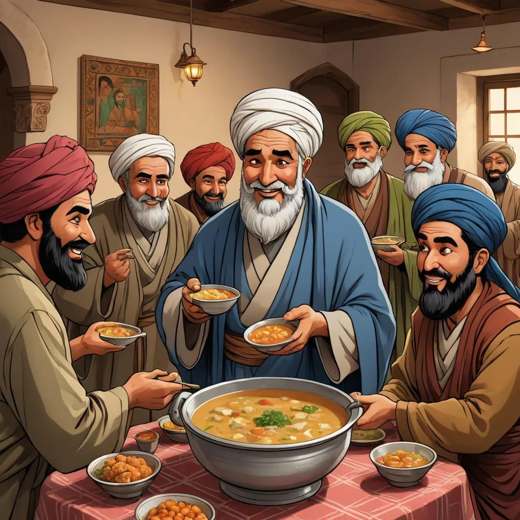 Mulla Nasruddin and the Salty Soup