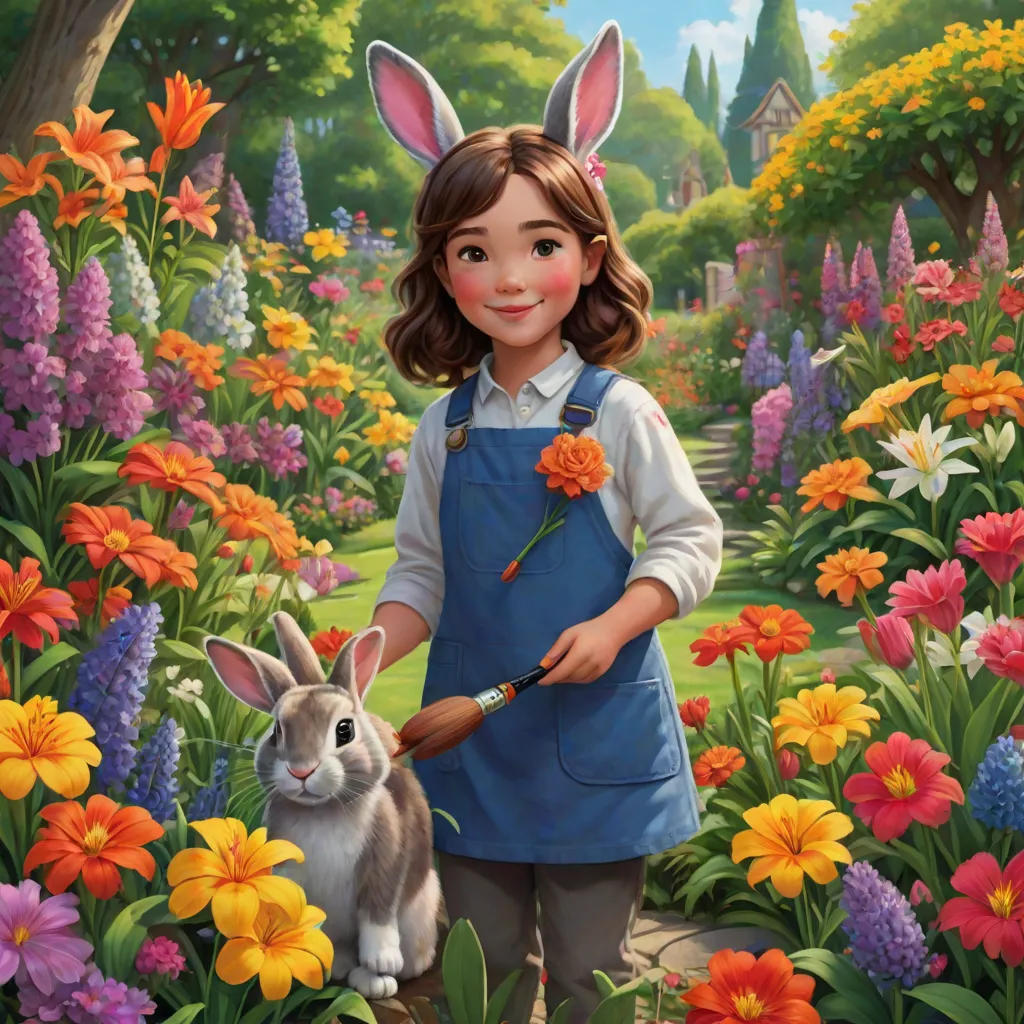 The Magical Paintbrush Garden