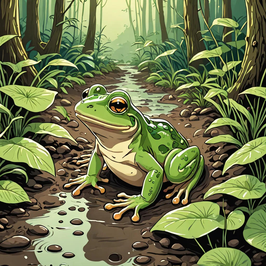 A Frog and a Salamander: A Father's Love